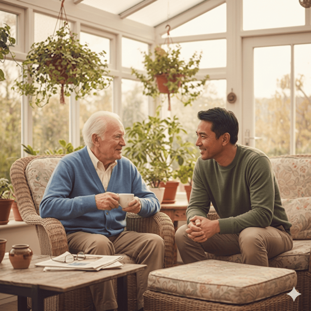 A carer present overnight