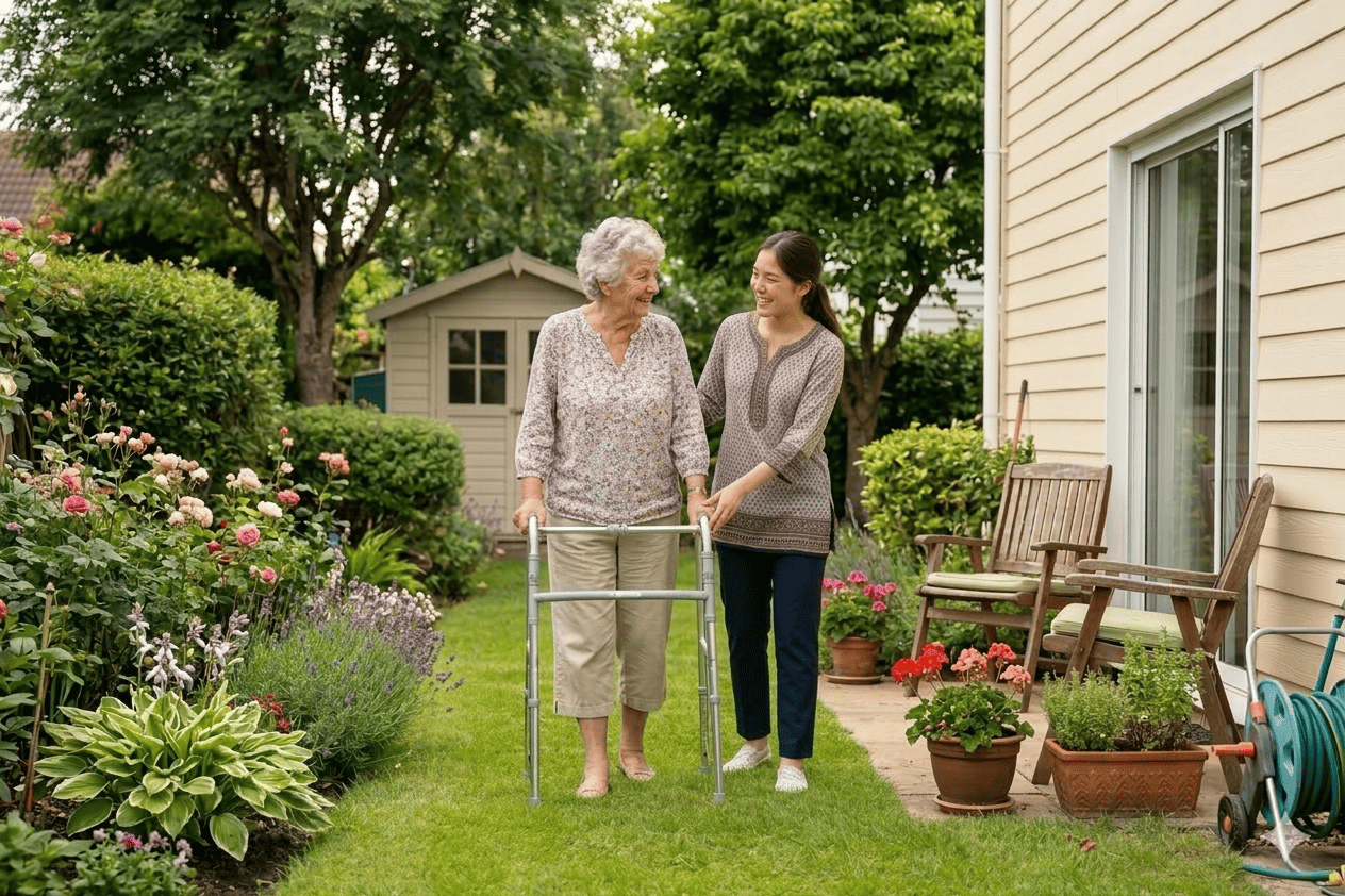 Visiting care at home